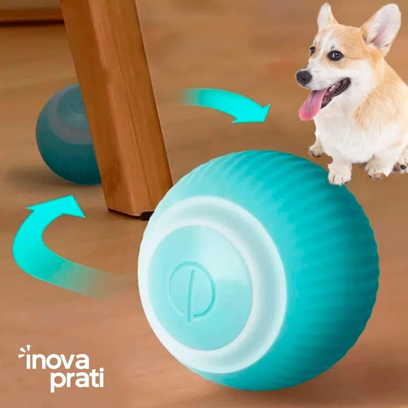 Diversão Inovadora: Bolinha Smart que Rola Sozinha para Cachorros