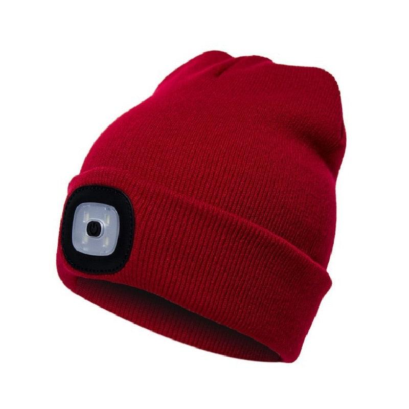 Ilumine com Estilo: Gorro com Lanterna LED