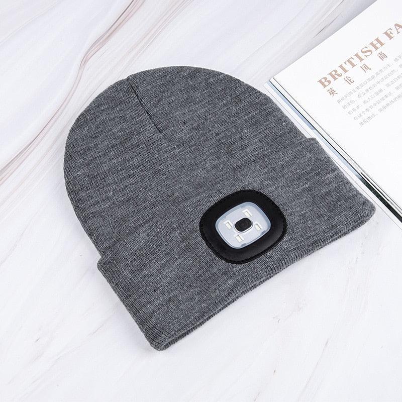 Ilumine com Estilo: Gorro com Lanterna LED