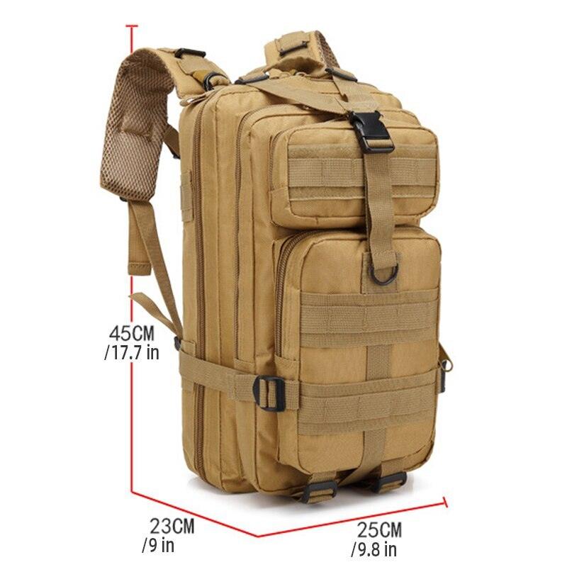 Mochila Tática Militar Oxford: Bolsa de Viagem para Homens, Esportes ao Ar Livre, Escalada, Caça, Pesca e Caminhadas