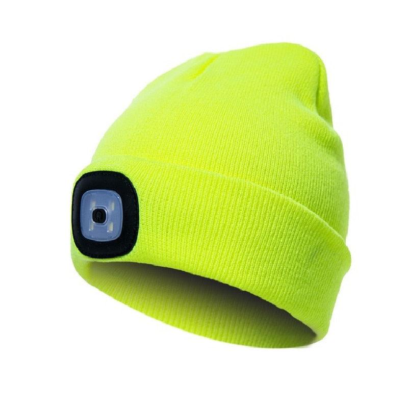 Ilumine com Estilo: Gorro com Lanterna LED