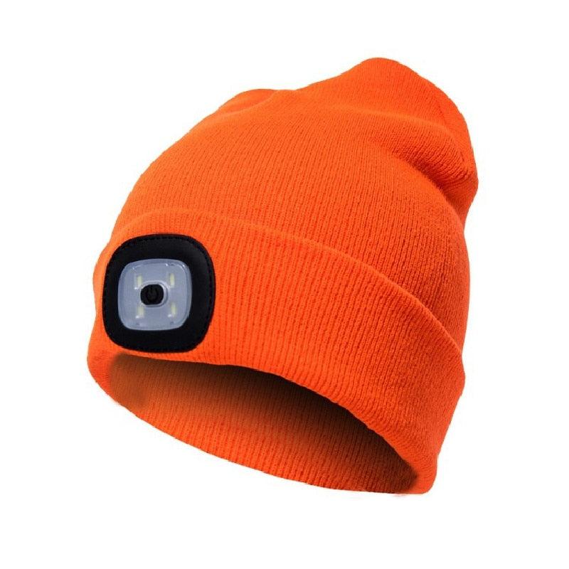 Ilumine com Estilo: Gorro com Lanterna LED