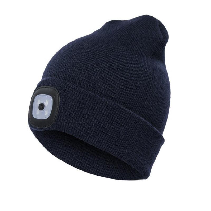 Ilumine com Estilo: Gorro com Lanterna LED