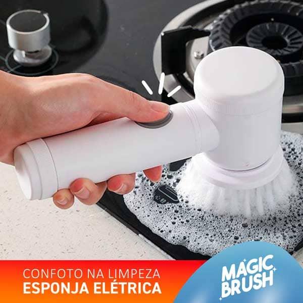 Conforto na Limpeza: Esponja Elétrica Magic 3 em 1