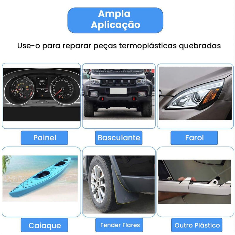 Kit de Reparos de Carros - Soldador com Grampos Quentes